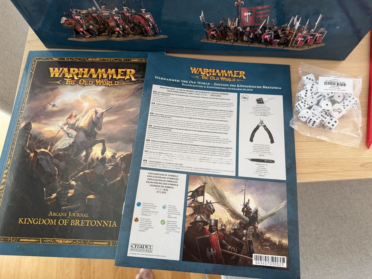 Kit di modellismo & Modellini statici: Warhammer The Old World Bretonia Box – Nuovo (secondo la descrizione) da Dietlikon venduto da CHSubZero 1