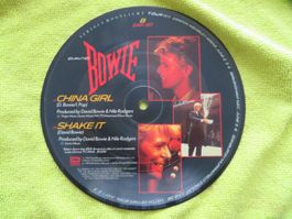 David Bowie China Girl / Shake It Single Picture Disc