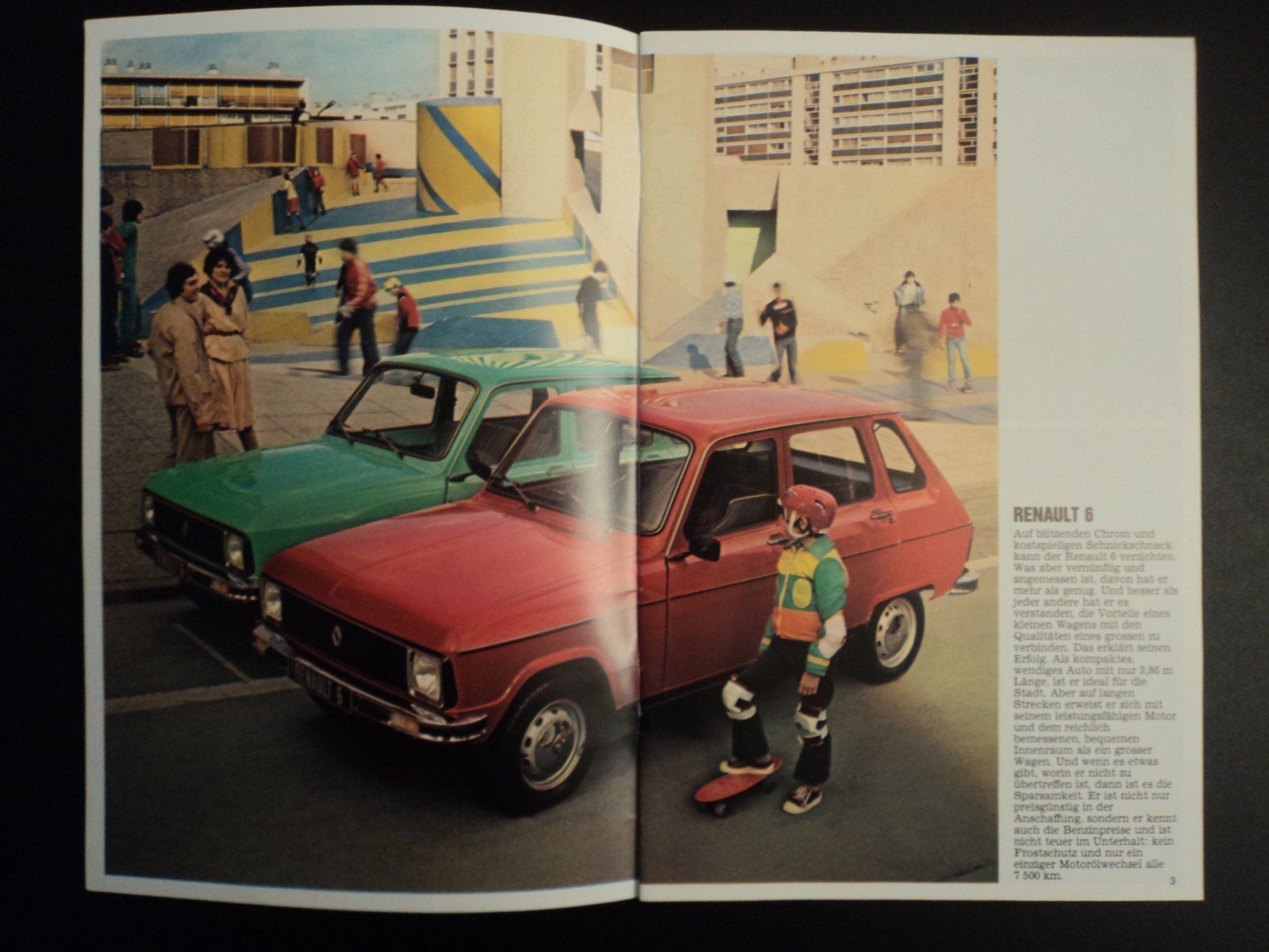 Renault Documenti: Prospekt Renault 6 1973 – Usato da Schwarzenburg venduto da modelCARama 1