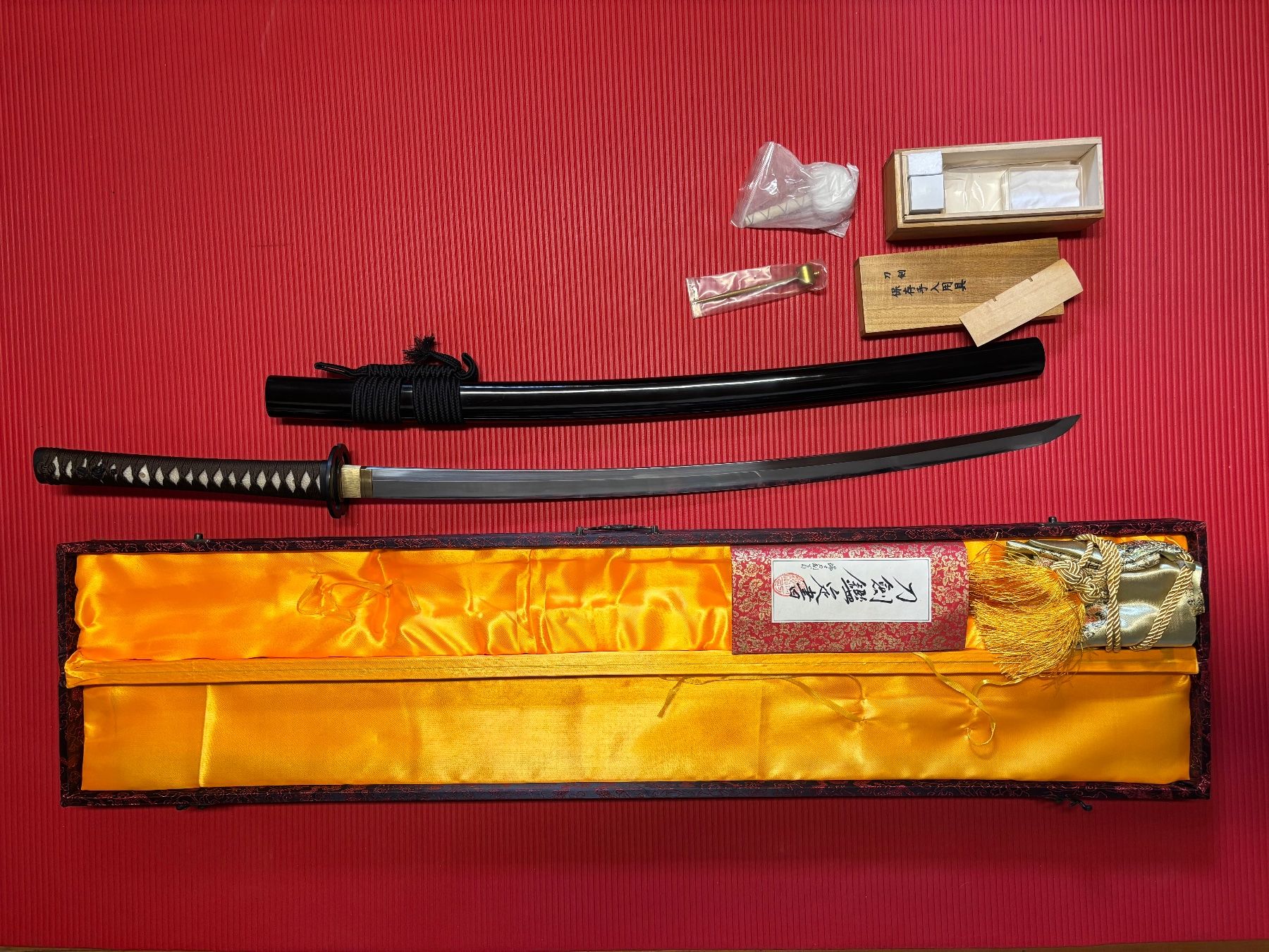 Internationale Kunst: Soshu Kitae Katana - Samuraischwert – Neu (gemäss Beschreibung) aus Neuenhof von redballexpress