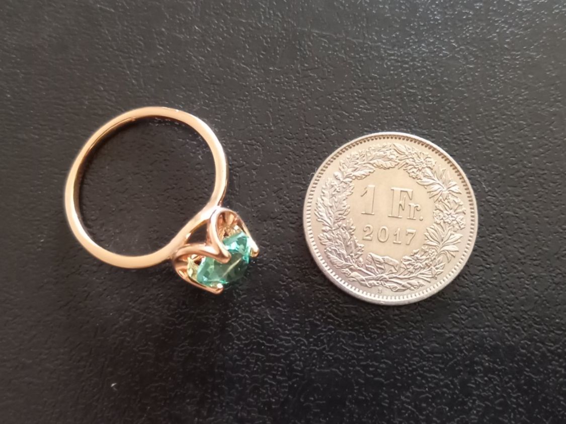 Bagues: Vergoldet Ring, Grösse 9 (59.5) – D'occasion à St-Prex par big_c6bb 2