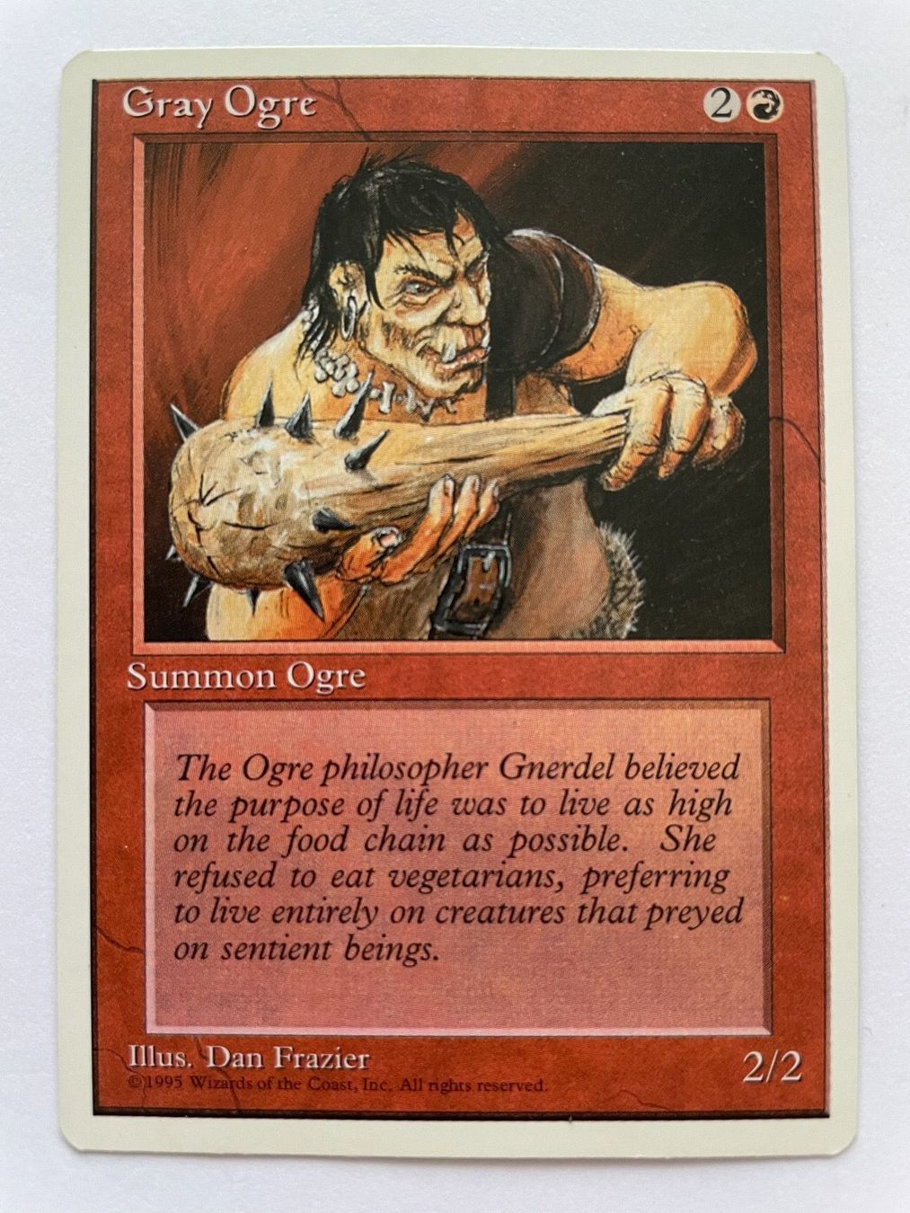 Cartoline: MTG - Gray Ogre – Usato da Zürich venduto da T_H_O_M_A_S