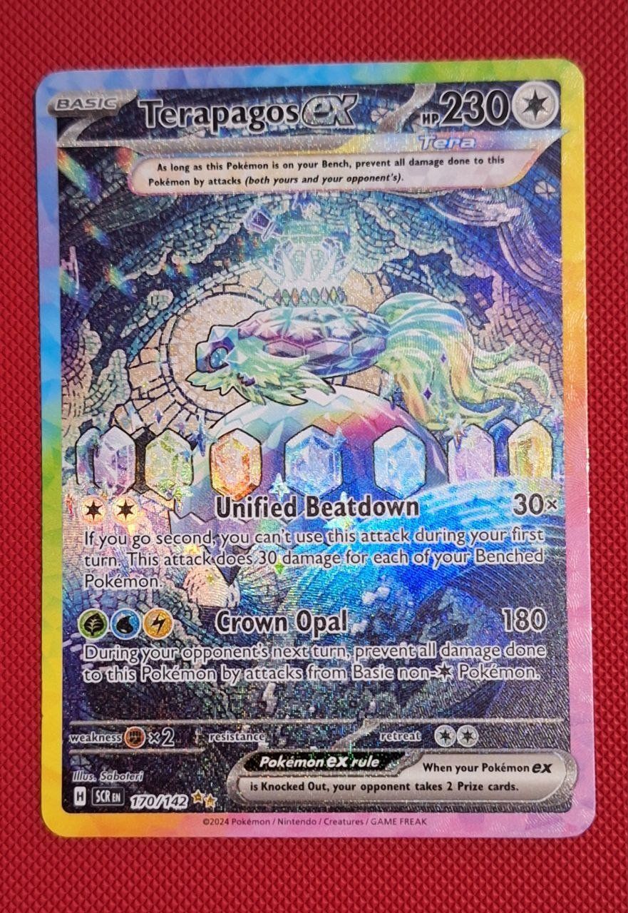 Pokémon Carte collezionabili: Terapagos ex 170/142 Stellar  crown – Nuovo (secondo la descrizione) da Magadino venduto da LolleCB