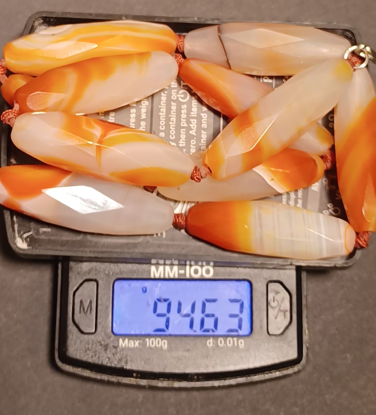 Catenine: Wunderschöne Karneol Kette, geknüpft – Usato da gais venduto da dun_c2xc 4