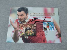 Autogrammkarte Stephane Chapuisat