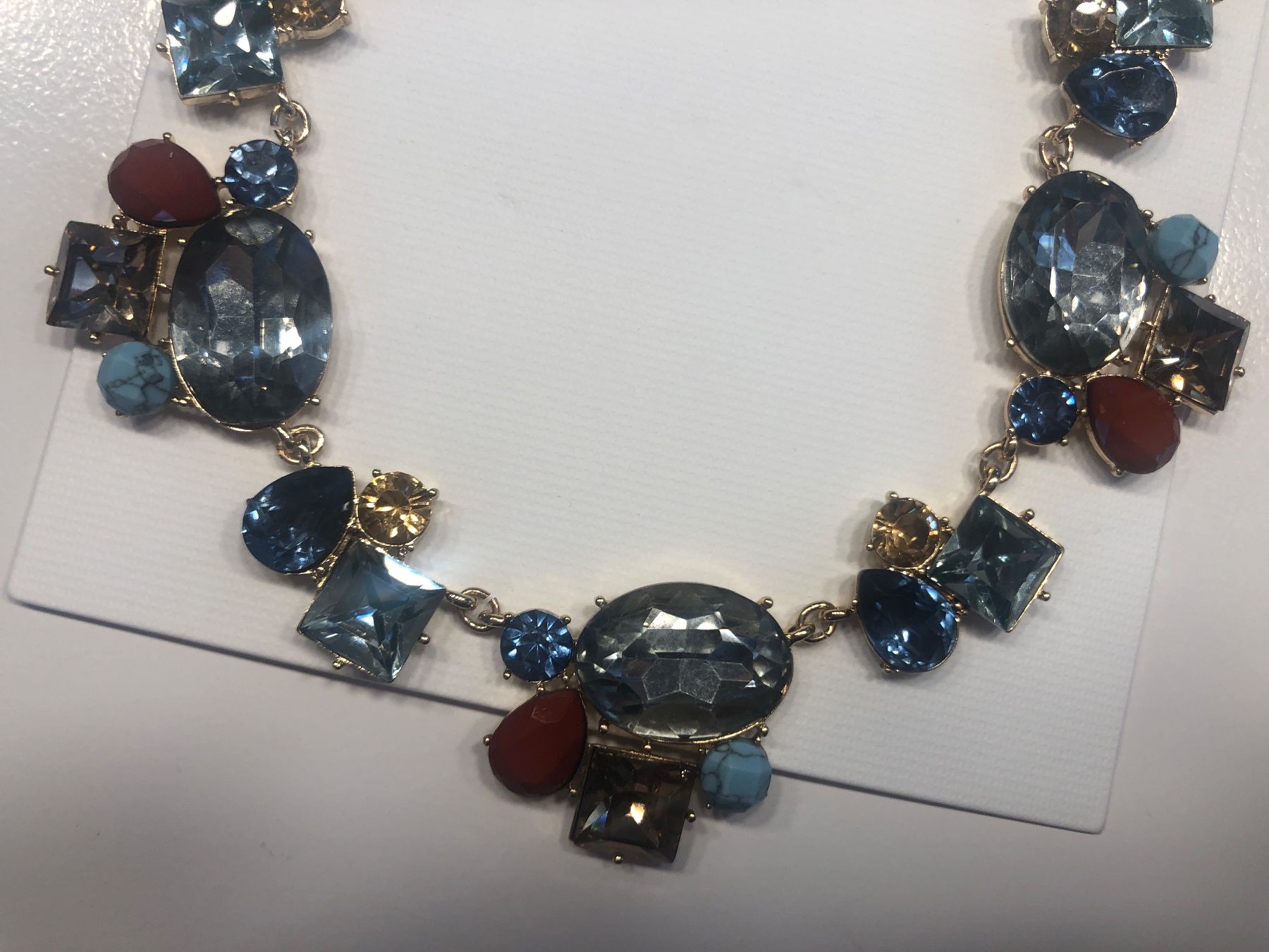 Catenine: Halskette Accessorize mit Schmucksteinen neu – Nuovo (secondo la descrizione) da Olten venduto da eti_r289