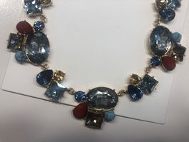 Halskette Accessorize mit Schmucksteinen neu