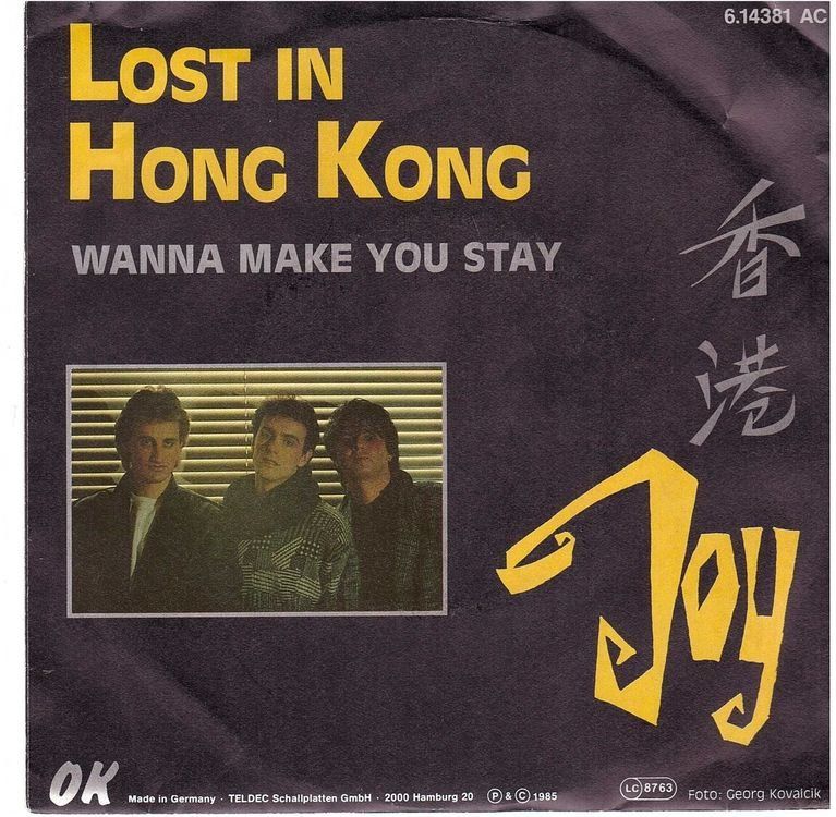 Schallplatten: Joy --  Lost in Hong Kong   Single7 – Gebraucht aus Rheinau von thespecials
