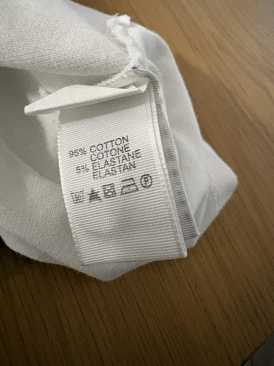 Fred Perry Magliette Polo: Polo Fred Perry bianca cotone elastan, usata, 48 cm – Difettoso da S. Antonino venduto da LIKA91 4