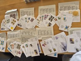 Briefmarken Schweiz Ersttagsbriefe Sammlung Konvolut●●020