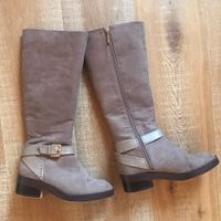ZARA 🤍 bottes hautes en daim suédine 37
