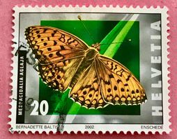 Nr.1062 Grosser Permutterfalter Schmetterlinge GESTEMPELT 
