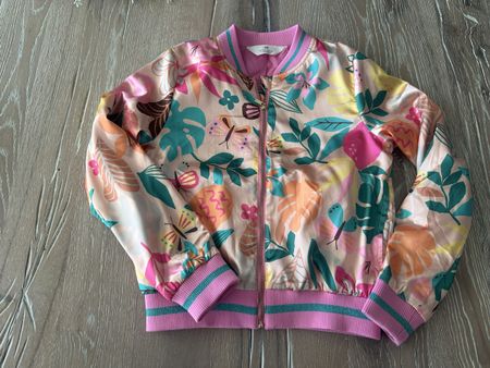 Bomberjacke H&M bunt mit Muster Grösse 140 H&M🌸🌺