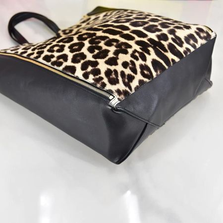 CÉLINE SHOPPER in Lammleder mit Leopardenfell-LP 3200$