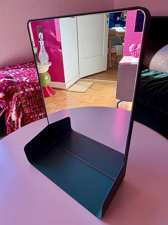Scaffali: Miroir mural design avec tablette | Wall mirror with shelf – Usato da Carouge GE venduto da mma_7n9b 2