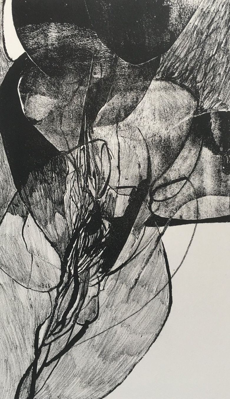 Grafica & Litografie: Wolff Buchholz      "Komposition L6502"      Lithographie – Usato da Nennigkofen venduto da juhit 6