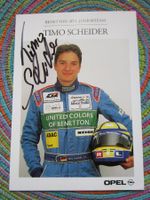 TIMO SCHEIDER D AUTORENNFAHRER ANTIKES AUTOGRAMM