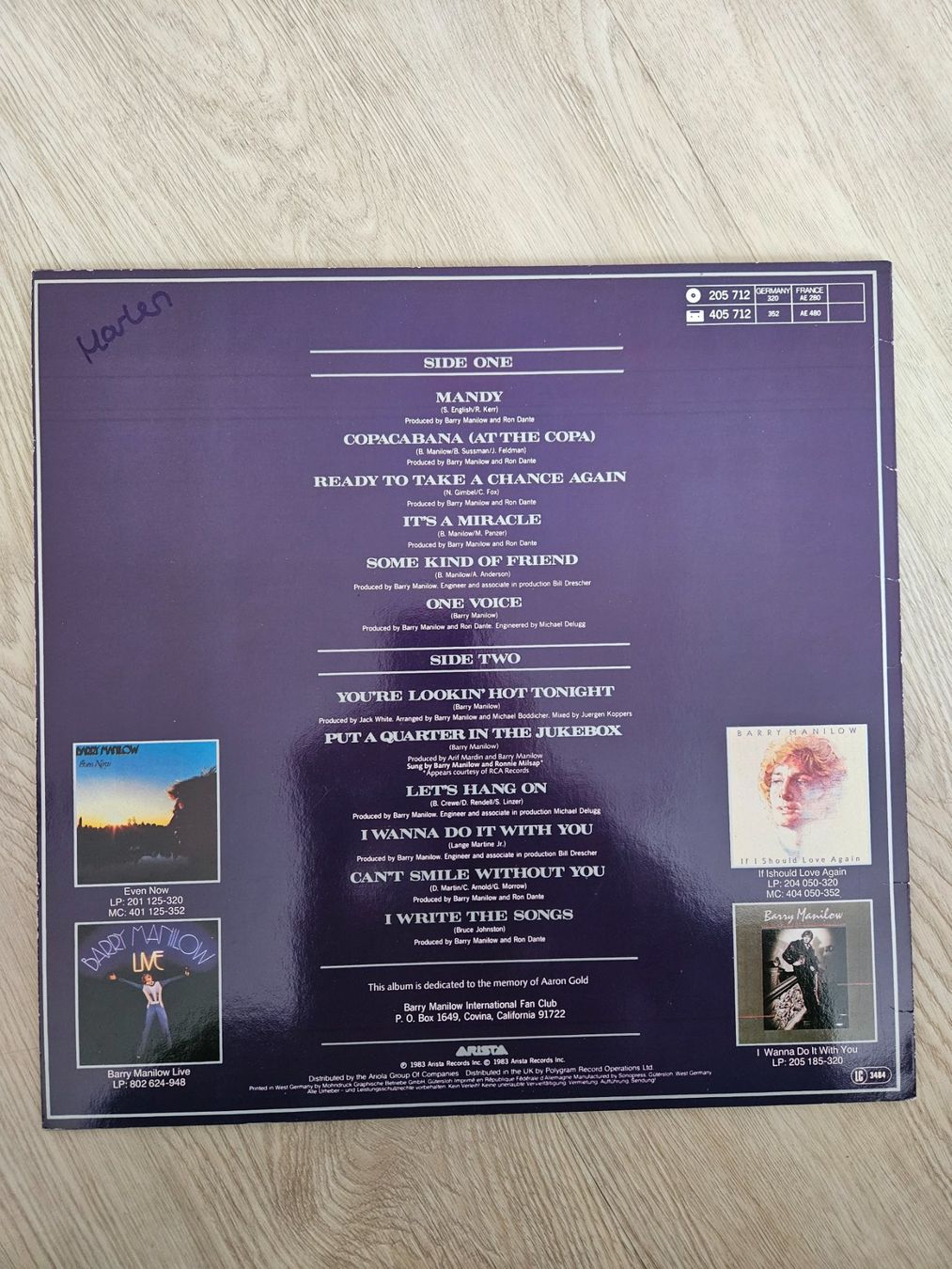 Dischi in vinile: Manilow Magic Schallplatte Vinyl – Usato da Wattwil venduto da Belinda98 1