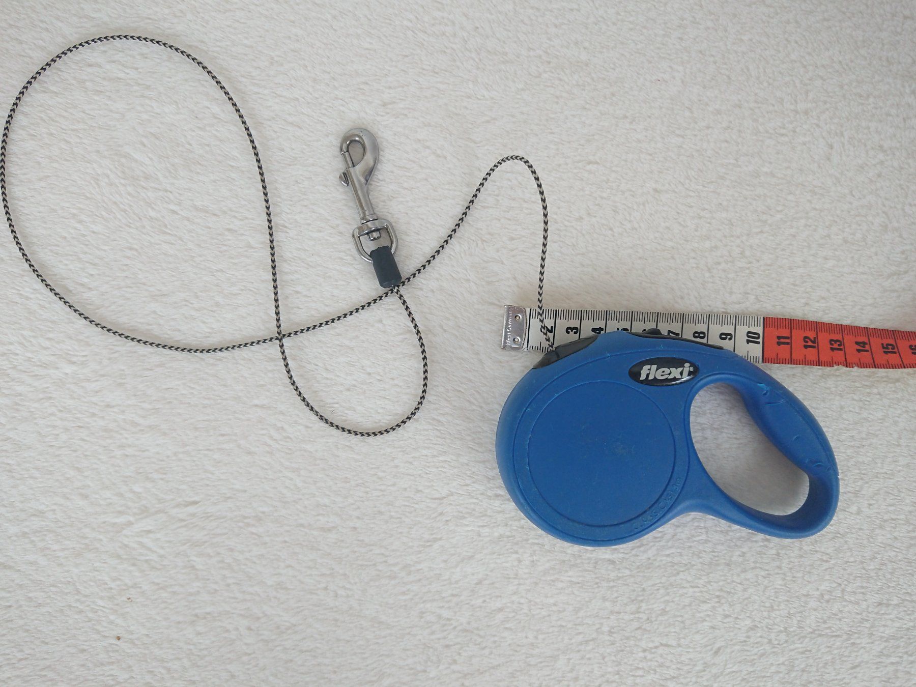Flexi Guinzagli & Collari: Flexi Classic Roll-Leine Blau Klein XS 3m – Usato da Hallau venduto da CHACLA 1