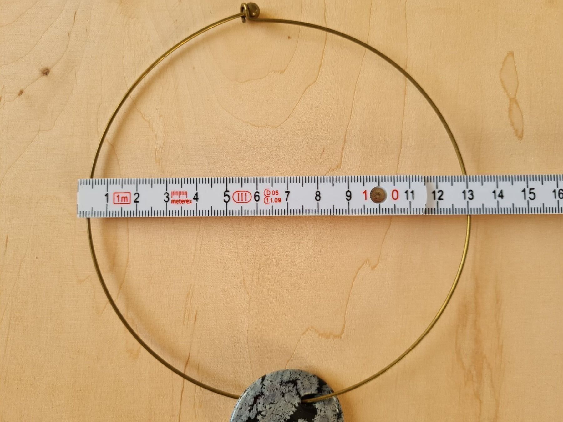 Catenine: Halsreif mit Schneeflockenobsidian – Usato da Zürich venduto da chralo 1