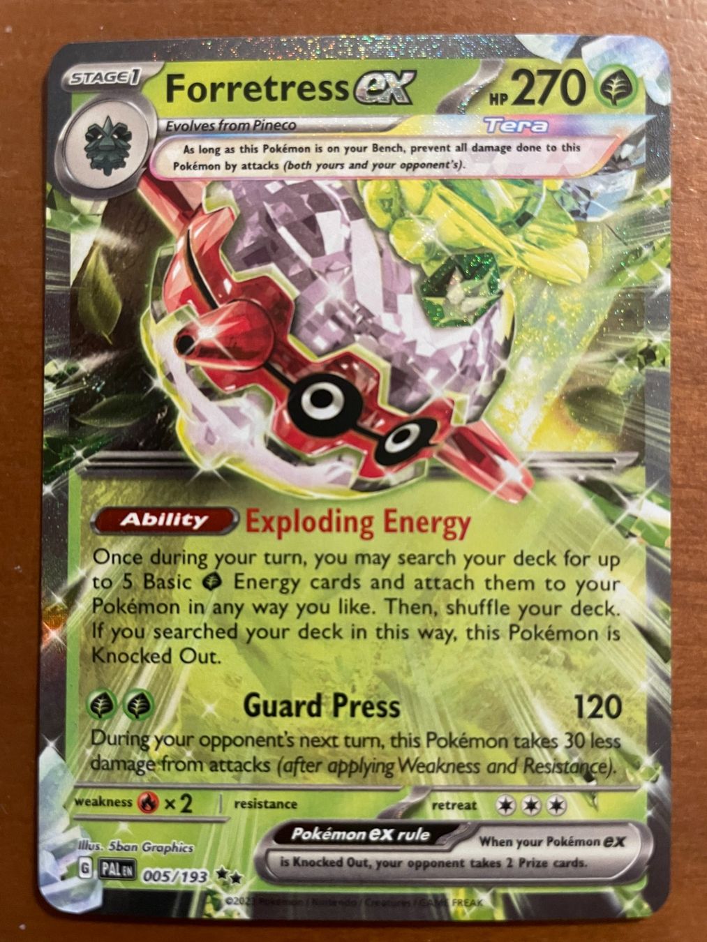 Pokémon Carte collezionabili: Pokemon Foretress eX (Versand gratis) – Nuovo (secondo la descrizione) da Chur venduto da Angerson