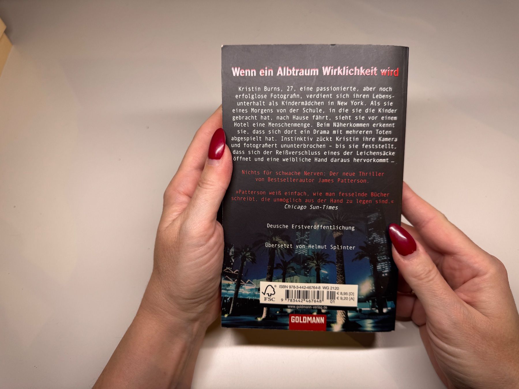Libri: ROMAN: James Patterson, Totenahnung – Usato da Grosswangen venduto da Deutsche_Romane 9