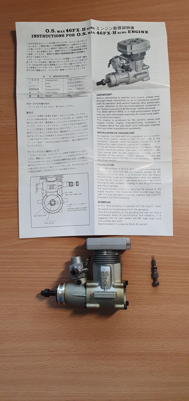 Modellismo RC: Modellmotor O.S.Max 46 FX - H Ring  No. 15470 – Nuovo (secondo la descrizione) da Grosswangen venduto da heus 1