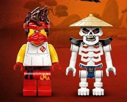 Lego Ninjago minifigures Kai et Skulkin