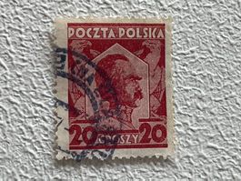 Polen Briefmarke