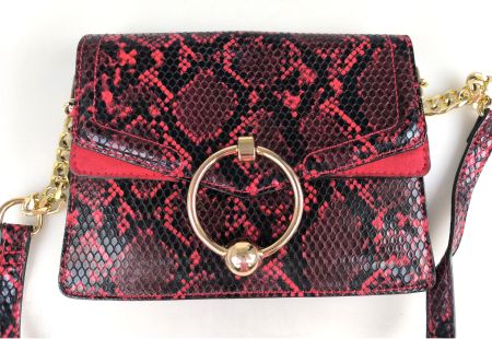 Handtasche Schlangenlederoptik