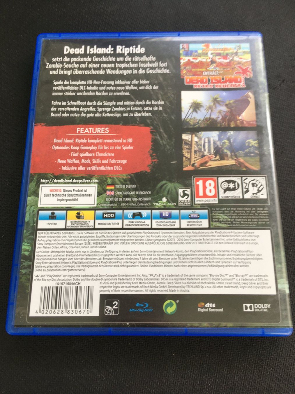 Sony Giochi: Dead Island Riptide - Playstation 4 / PS4 – Usato da St.Gallen venduto da MedienJoe 2