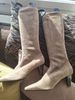 Elegante Wildlederstiefel, Peter Kaiser Gr. 5 1/2 Neu.