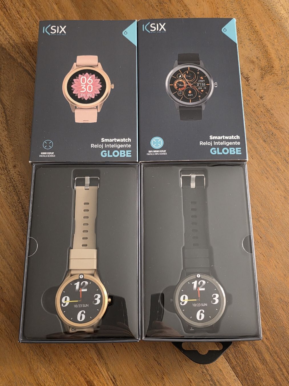 Smartwatch: 2x Ksix Globe Smartwatches – D'occasion à Bassersdorf par TheBrake 1