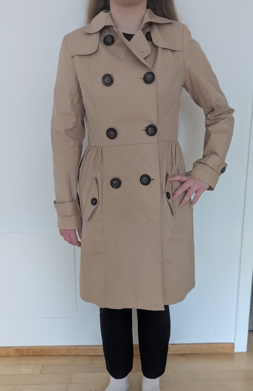 Cappotti: Klassischer Trenchcoat, beige, Gr. 40 – Usato da Zollikon venduto da Mikifare