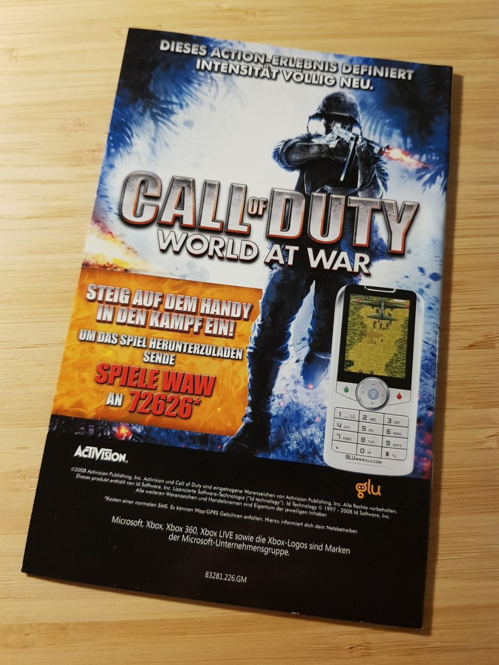 Microsoft Spiele: Spielanleitung COD World at War Xbox 360 – Gebraucht aus Münchenstein von 2DGames 1