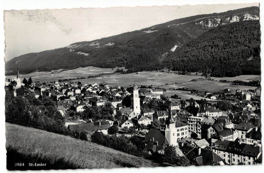 Cartoline postali: St-Imier, gelaufen 1965 – Usato da Frauenfeld venduto da POML