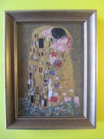 GUSTAV KLIMT Goebel Porzellan Bild  Der Kuss