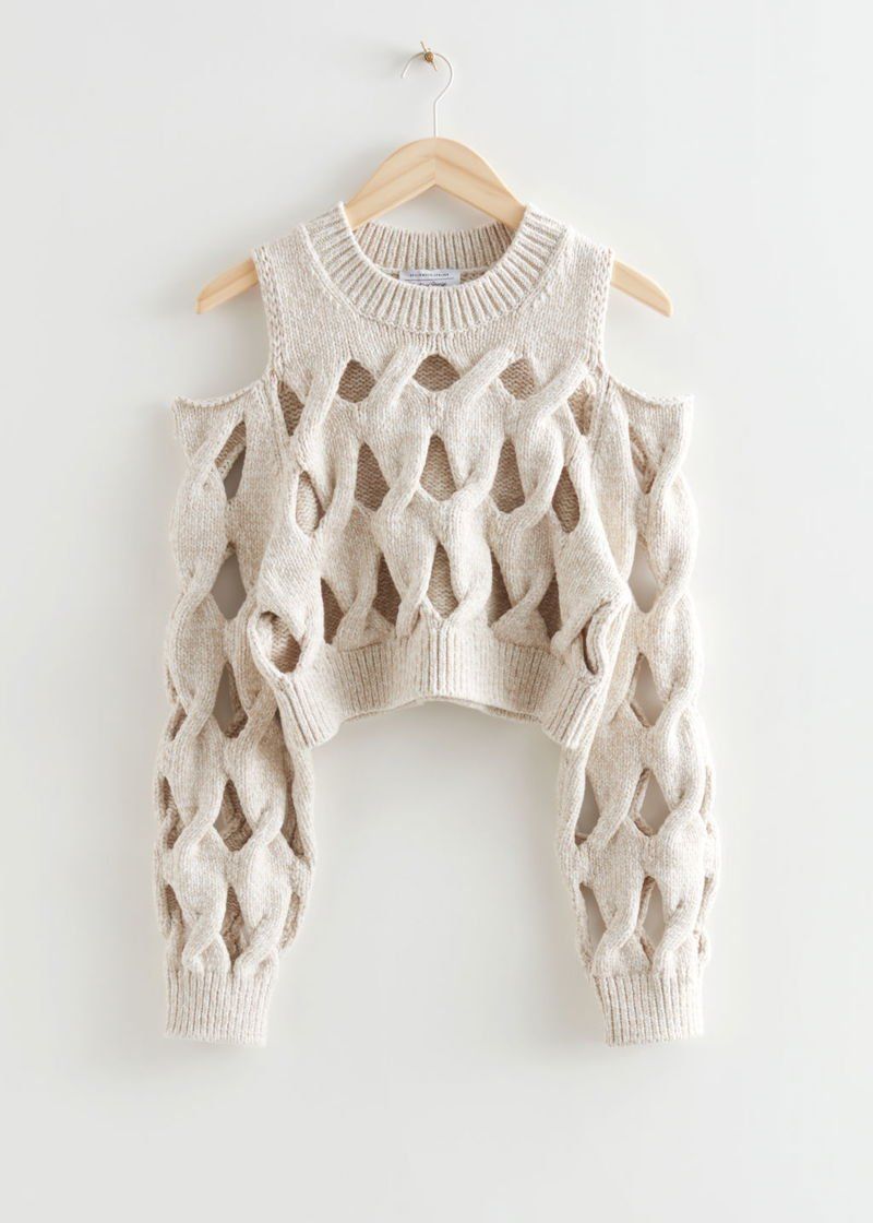 Other Stories Maglioni & Felpe: Other Stories Strickpullover Cut-Outs – Usato da Erlinsbach SO venduto da ULIKH 2