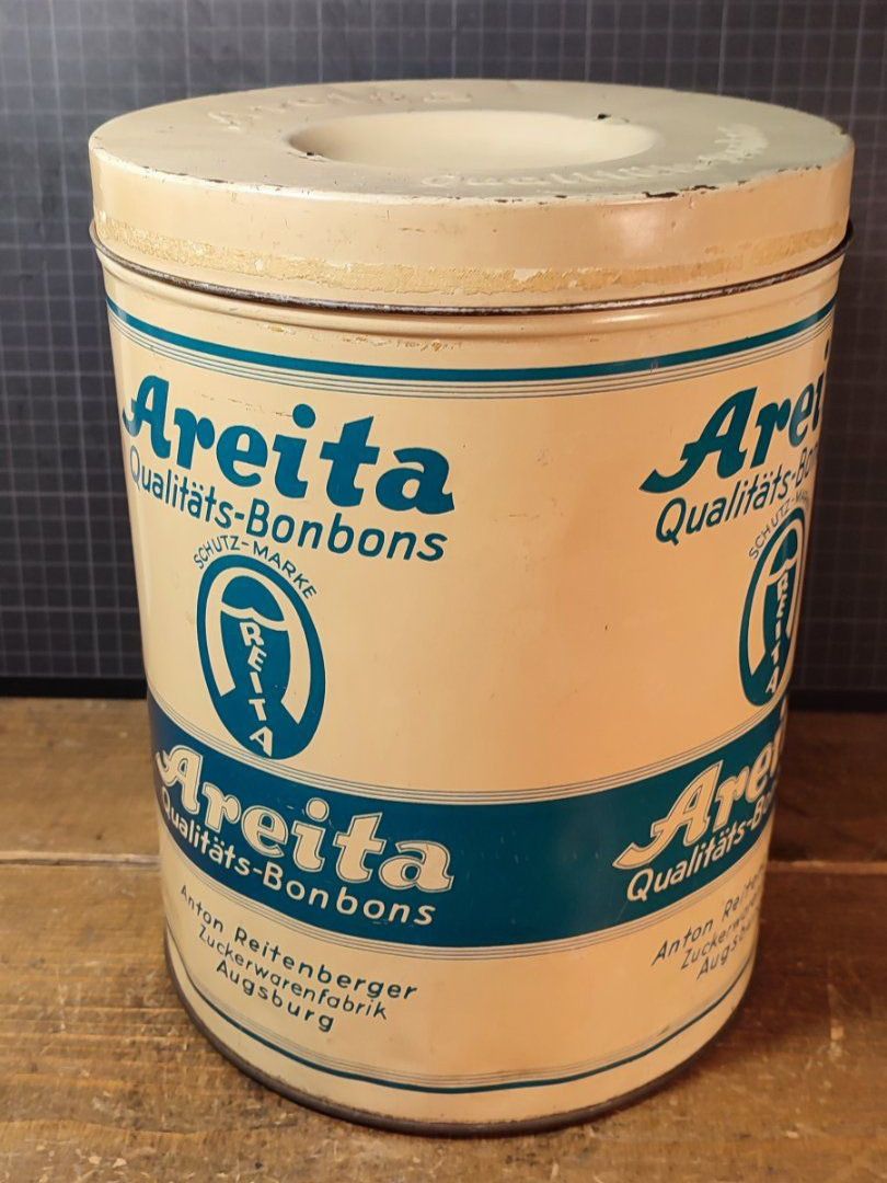 Barattoli: Wunderschöne alte Blechdose AREITA BONBONS – Usato da Gelterkinden venduto da MYSTOREFORYOU4460