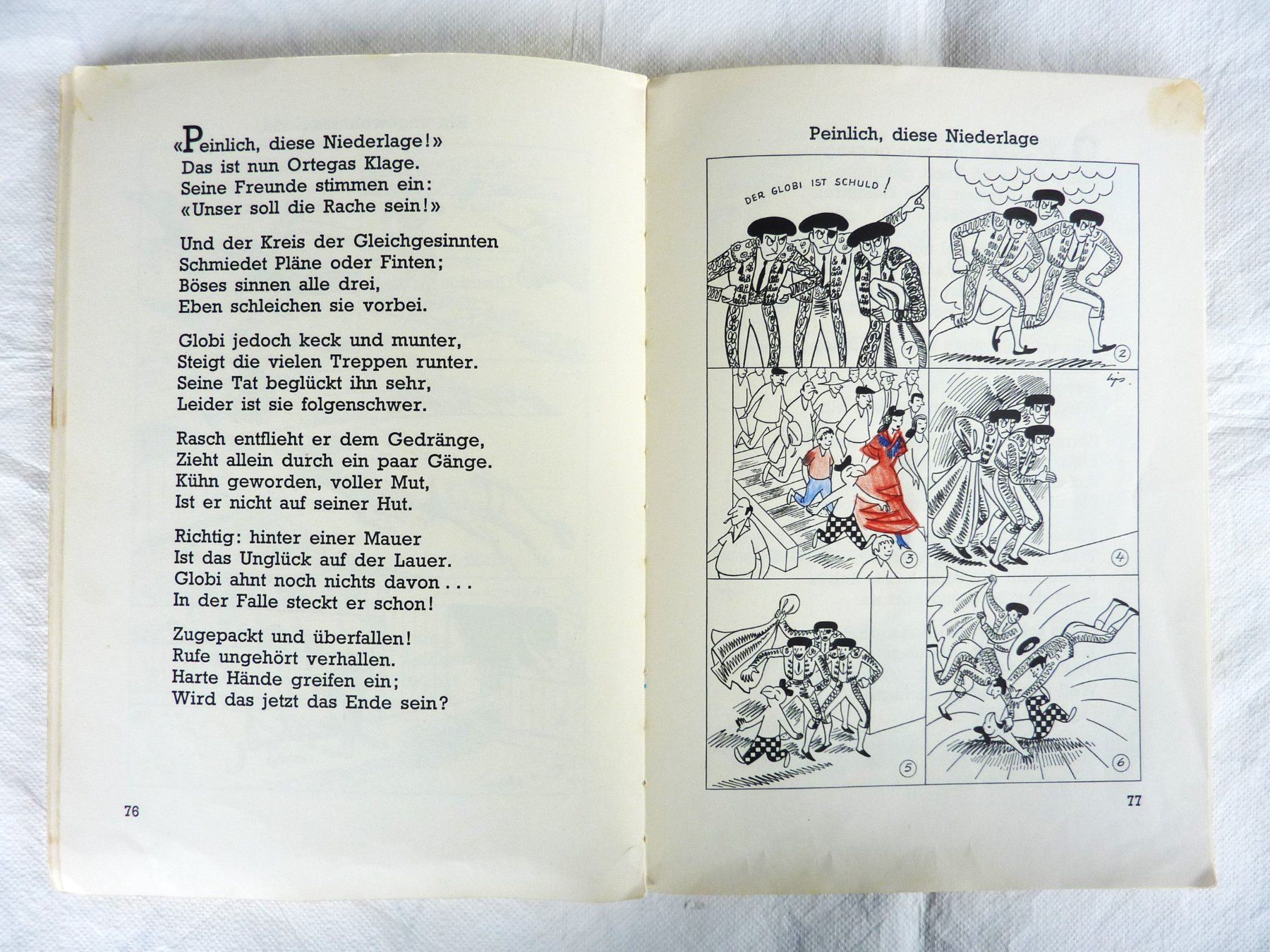 Comics: Globi im Land der Spanier, 1. Auflage 1959 – Gebraucht aus Lustmühle von kloster46 8