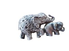 Brosche Elefanten Silber