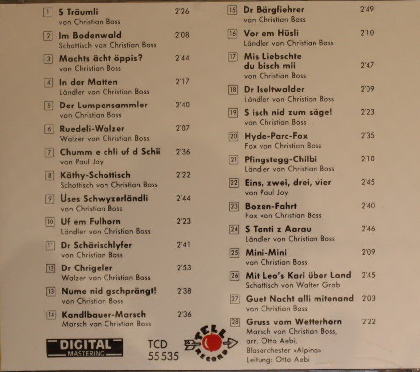CD: Üsi Boss-Buebe – Usato da Luzern venduto da CONTENTI 2