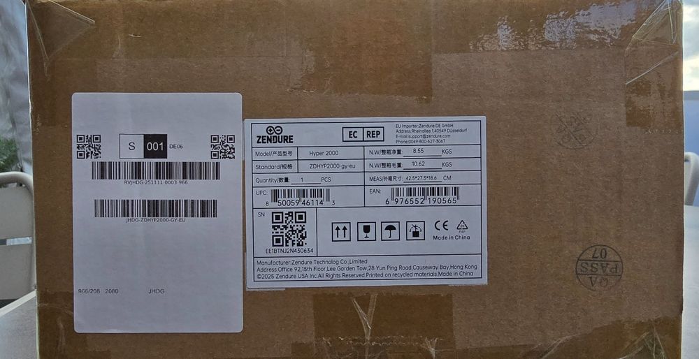 Zendure Hyper 2000 –Microwechselrichter (inkl. CH-Adappter) (Neu und ...