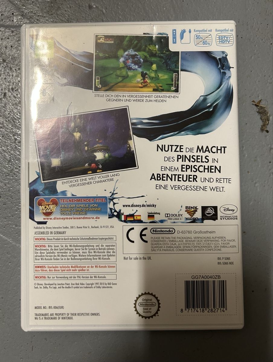 Nintendo Giochi: Nintendo Wii Disney Micky Epic – Usato da Vaduz venduto da alina_hasler 1