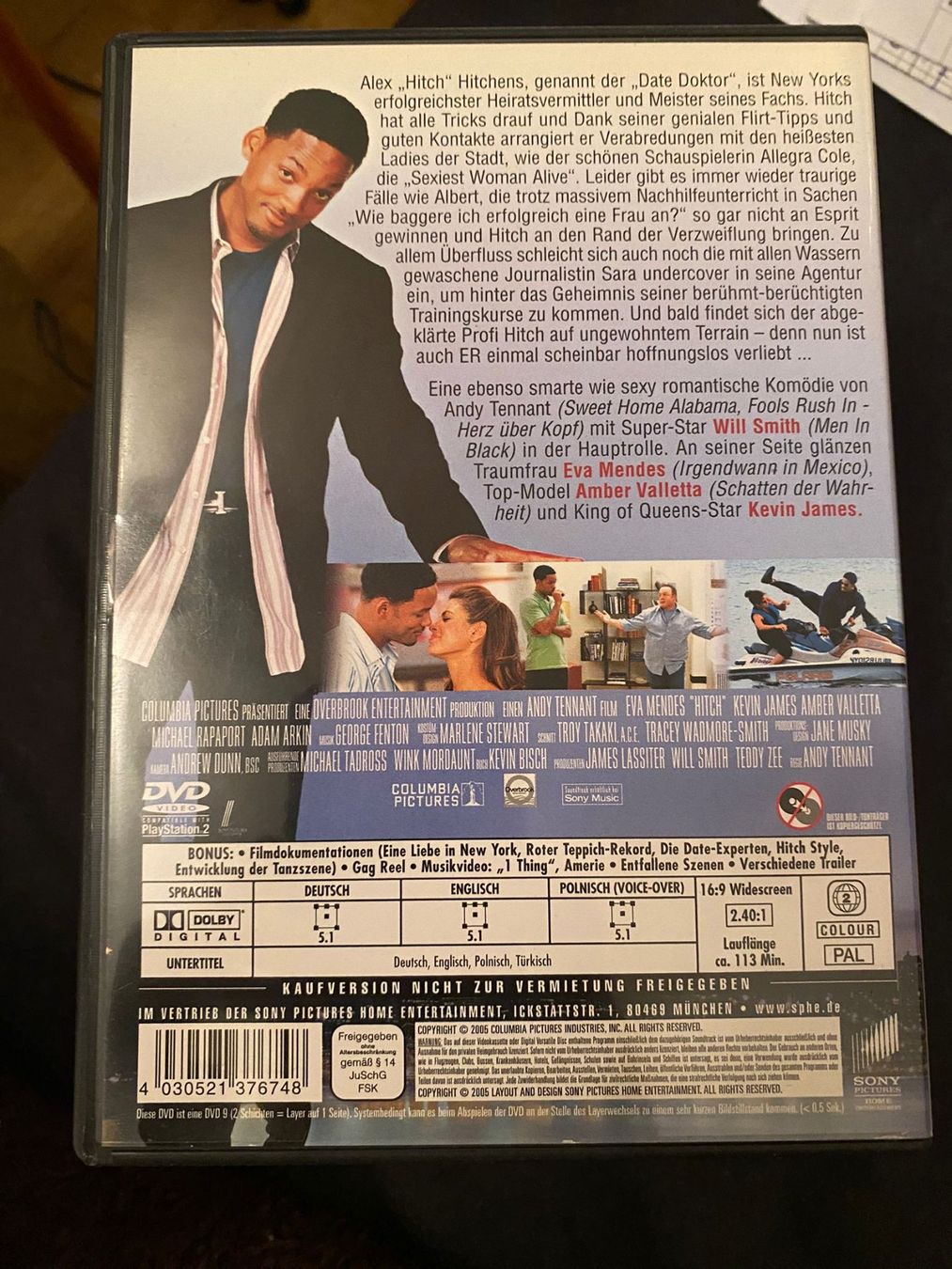 Alle DVDs: DVD "Hitch - Der Date Doktor" – Gebraucht aus Bern von jbern3012 1
