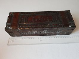Beautiful old wooden Glove box