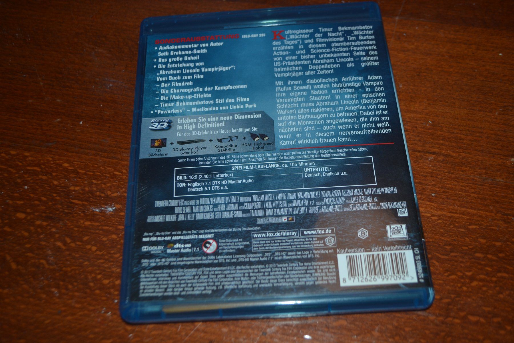 Tutti i DVDs: Vampir Jäger in 3D – Usato da Laupen ZH venduto da chefdom 1