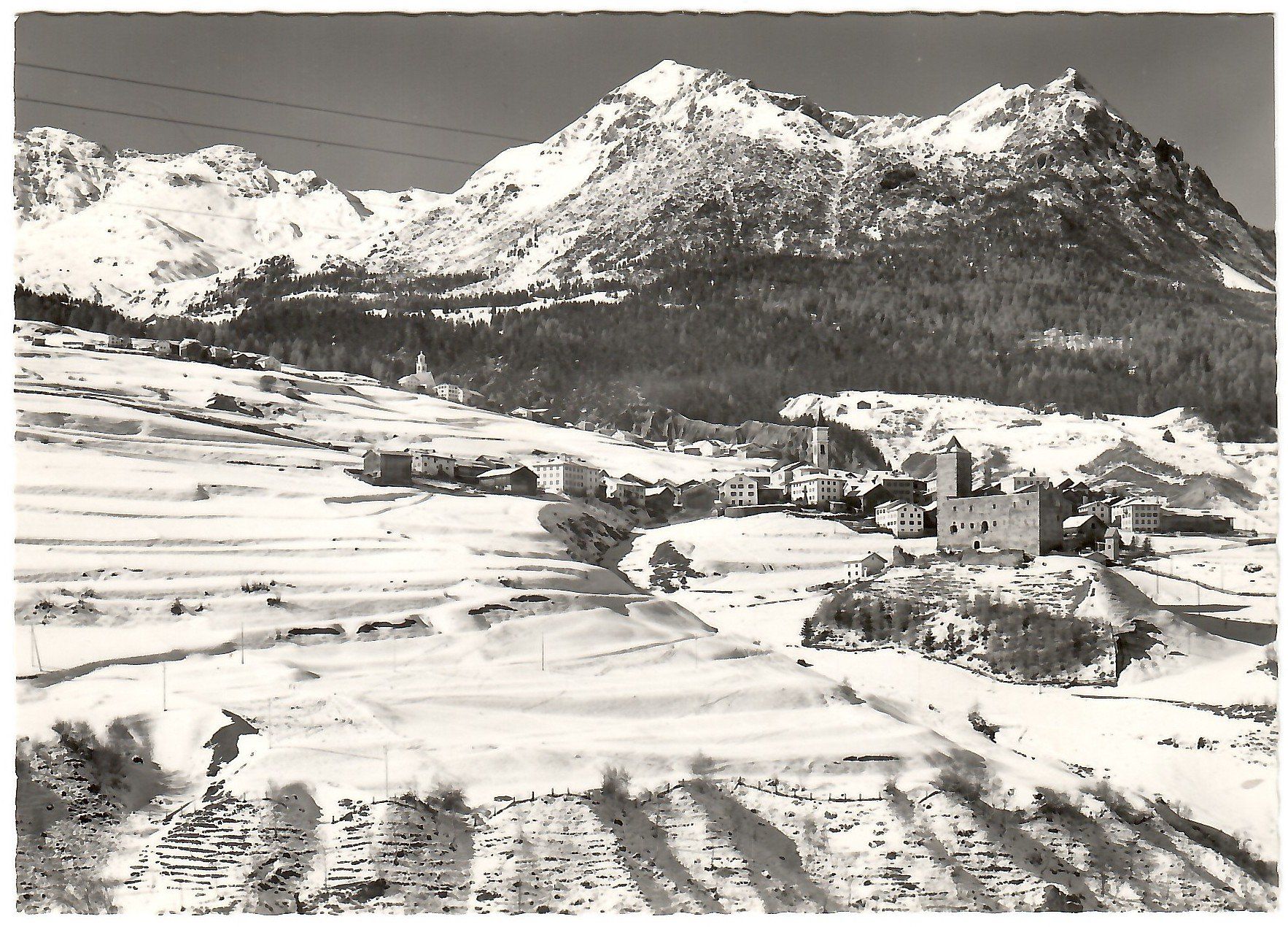 Ansichtskarten: Ansichtskarte Riom und Parsonz  (Oberhalbstein) – Gebraucht aus Kerns von etma3