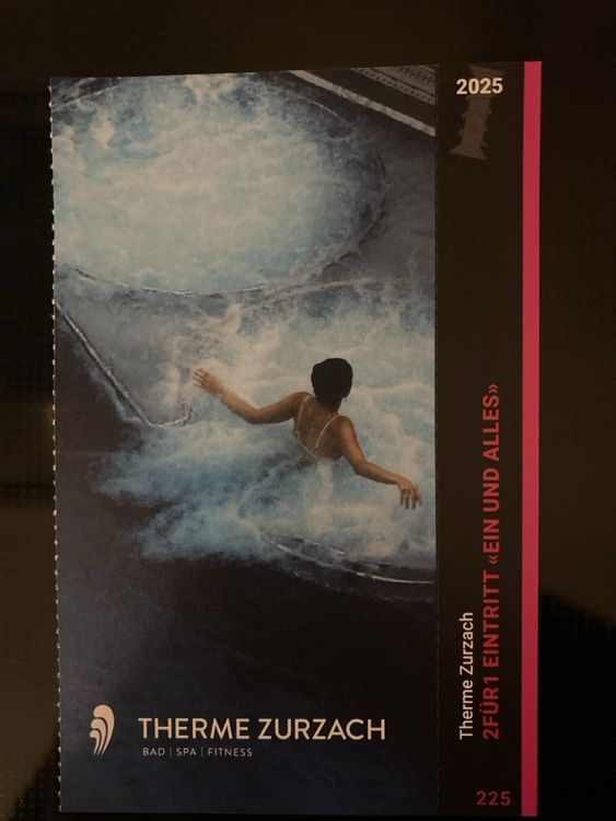 Therme Zurzach 2 für 1 Gutschein (Neu (gemäss Beschreibung)) in ...