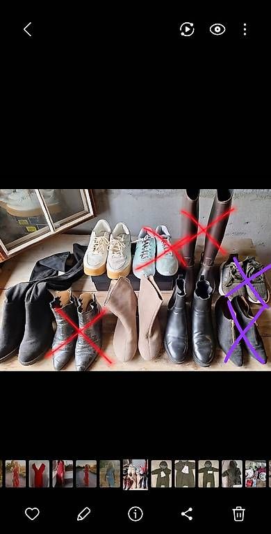 Scarpe da donna: Diverse Schuhe Gr 38-39 AF1, Overknees – Usato da Rüti ZH venduto da la-93